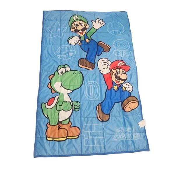 Super Mario 5lb weighted blanket - Picture 1 of 12